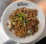 肉そぼろ丼（らーめん専門 Chu-Ru-Ri）
