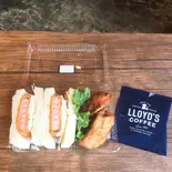 エビカツサンドランチ（lloyd's coffee 西岡店）