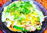ねぎ豚塩焼きそば（餃子工房 ちびすけ 東心斎橋店）