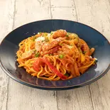 ④特製ナポリタン（ゆであげ生パスタ もちの木パスタ 三鷹店）