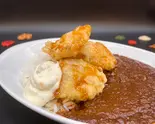 黒酢香るチキン南蛮と欧風カレー（ごつ盛り！【Mr.強欲カレー】立川店 A hearty meal！ [Mr. Greedy Curry] Tachikawa）