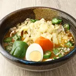 挽き肉とろ～りチーズスープカレーMinced pork and cheese soup curry（カレー食堂 心 さいたま新都心店）