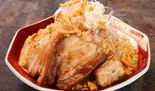 厳選豚角煮ガーリック炒飯大盛(ご飯360g+とろとろ豚100g)（薬院松葉）