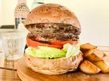 ダブルバーガー(フライドポテト付)（Blue Green BURGER 市川店）