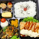 チキン南蛮＆なす味噌弁当（錦糸町小町食堂）