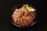 ロース・カルビ・ハラミ弁当 肉増し(1.5 倍盛)（炭火焼肉 神楽）