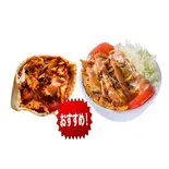 1ケバブサンド＆1 ケバブ丼セット 1Chicken Kebab Sando ＆ 1 Kebab Rice Bowl  Set（Delicious Kebab）