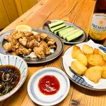 鶏肉の炙りセット（串屋横丁茅場町店）
