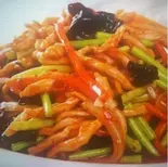 豚肉と辛子炒め（龍鳳源）