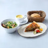 本日のキッシュ(スープ・サラダ・パン)セット（L'UTOPIE）