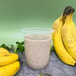 【抗酸化チャージ!】ぬかバナナ胡麻スムージー(【自家製もっちりベーグル】ベーグルカフェZERO 浅草)