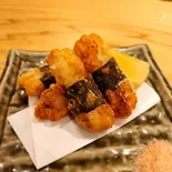 長芋の磯辺揚げ（鴨屋 そば香 妙蓮寺本店）
