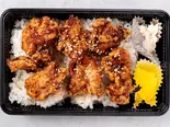 たれザンギ弁当（炭火焼き鳥 蝶々結び）