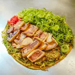 ねぎ焼き イカ（【京都本場の鉄板焼き】鉄板居酒屋てんちゃん）