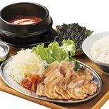 麻婆豆腐とサムギョプサル弁当（プルコギ純豆腐 中山豆腐店 高田馬場）