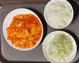 トマトと玉子炒め定食（海鴎舫）