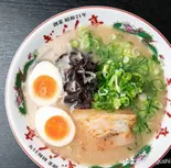 煮玉子十割ラーメン（ぎょらん亭 大名店）