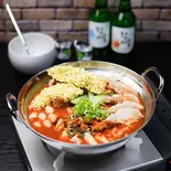 家で食べれる本場のプデチゲセット（韓国ダイニング まにぽぽ）