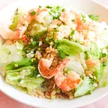エビレタスチャーハン Shrimp and Lettuce Fried Rice（エバーグリーン アジアンレストラン）