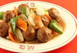 肉団子の甘酢あんかけ（珉龍吹田店）