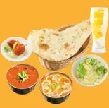 スペシャル2種カレーセット Special Set Two Curry(※おかわりナン有！)（インド料理 ロータスビーキッチン 淡路店）
