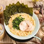 海苔増しラーメン（横浜家系ラーメン 気合家）