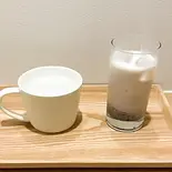 あずきミルク（かすが餅カフェ）
