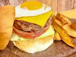アンドエッグチーズバーガーセット（＆BURGER.）