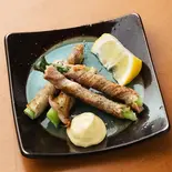 アスパラ肉巻き（鉄板焼き＆お好み焼き どーなが）