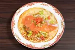 サーモンのブリニ(パンケーキ)包み/ Блины с Красной Рыбой(Cafe RUSSIA (カフェロシア) ロシア/ジョージア料理専門)