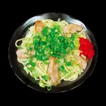 トントロねぎ塩焼きそば 麺大盛 2麺使用（麺ダブルが無料 →大盛太麺塩焼きそば 太陽と海）