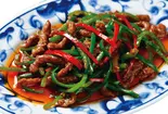 四川風牛肉ピーマン炒め（陳麻婆豆腐 有明ガーデン店）