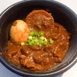 豚もつどて煮 大根・玉子入り（名古屋めし居酒屋だがや）