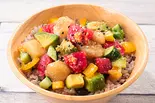 マグロとホタテのオリジナルハワイアンポキ（十五穀米のヘルシーポキ丼の店 Poke Poke 天下茶屋店）