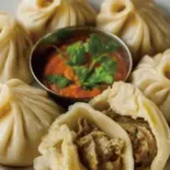モモ(カレー餃子)（南インドエスニックレストランエローラパレス洗足池）