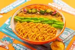 ハニーマスタードチキンカツビビンバ（小馋猫烤肉拌饭(シャオチャンマオビビンバ)）