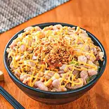 チーズガリバタ豚丼並(お肉200g) Garlic Butter Pork Rice Bowl with Cheese (M, 200g Meat)（激盛り豚丼 メガトン 江古田店）