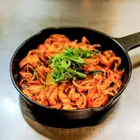 豚キムチ（【京都本場の鉄板焼き】鉄板居酒屋てんちゃん）