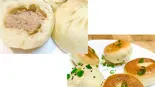 肉まんセット(特製豚肉まん3個、焼き豚肉まん5個)(蒸蒸屋)