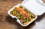 チーズとハラペーニョのタコライス（ESO Dining）