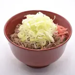 ネギどか盛り牛丼（揚げ物と丼の上成）
