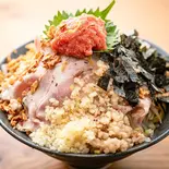 濃厚明太バターデカ盛り汁なし豚そば（ニク×ト×ソバ 本店）