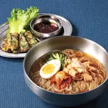 冷麺とチヂミセット（プルコギ純豆腐 中山豆腐店 高田馬場）