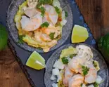 【女性人気No.1】TACOS 2Pセット エビアボカド×エビアボカド（【タコスと本格スパイスカレーのお店】カフェロード門前仲町店）