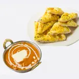 ガーリックナンセット Garlic Naan Set（バスナ）