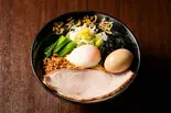 半熟味玉入り油そば(宮元製麺)