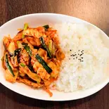 イカ炒め丼(鱿鱼盖饭)（釜山本家）