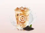 大紅袍ミルクティー【大红袍轻乳茶】（Cotti Coffee 難波店）