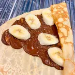 ホットバナナチョコレート（クレープ喫茶レピドプテラ）