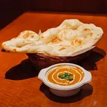 1人分のカレーナンセット Curry nan set（KHUKURI CURRY＆CAFE INDIAN NEPALI RESTAURANT）